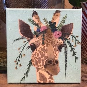 Giraffe canvas